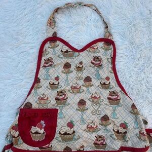 Vintage cupcake apron